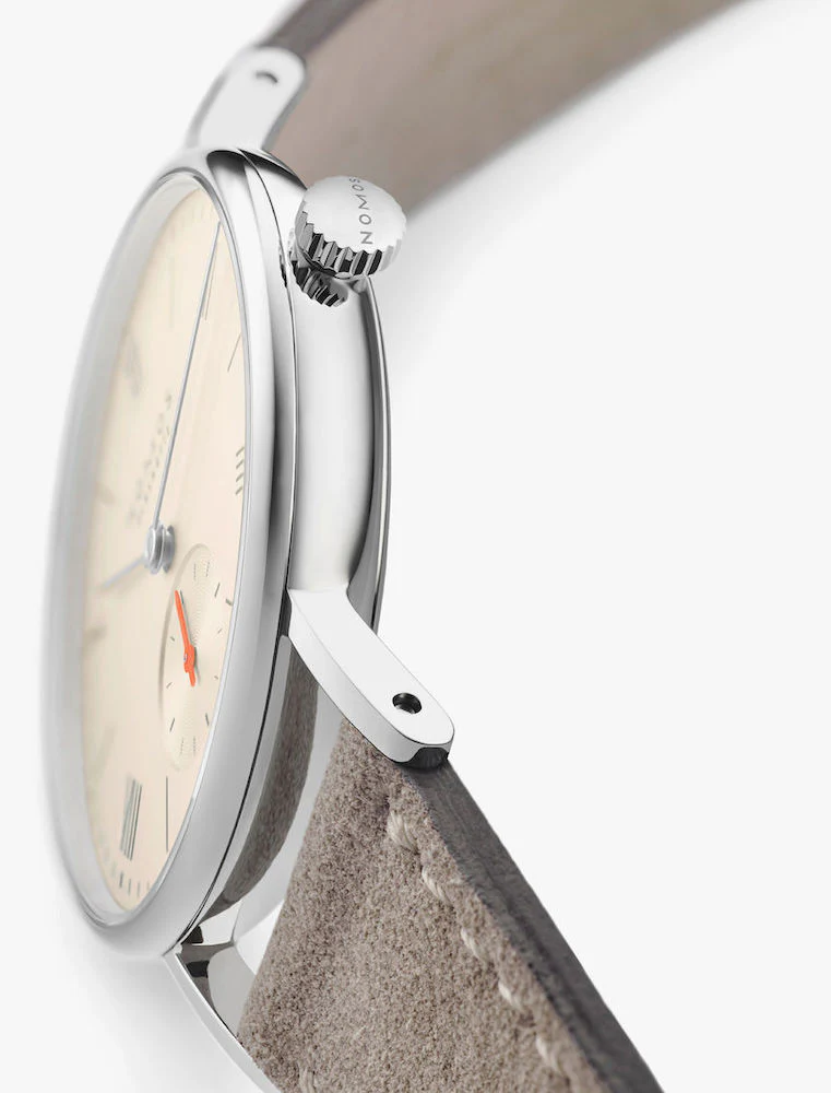 Nomos Glashutte Ludwig 33 Champagne Steel Back Watch - Image 4