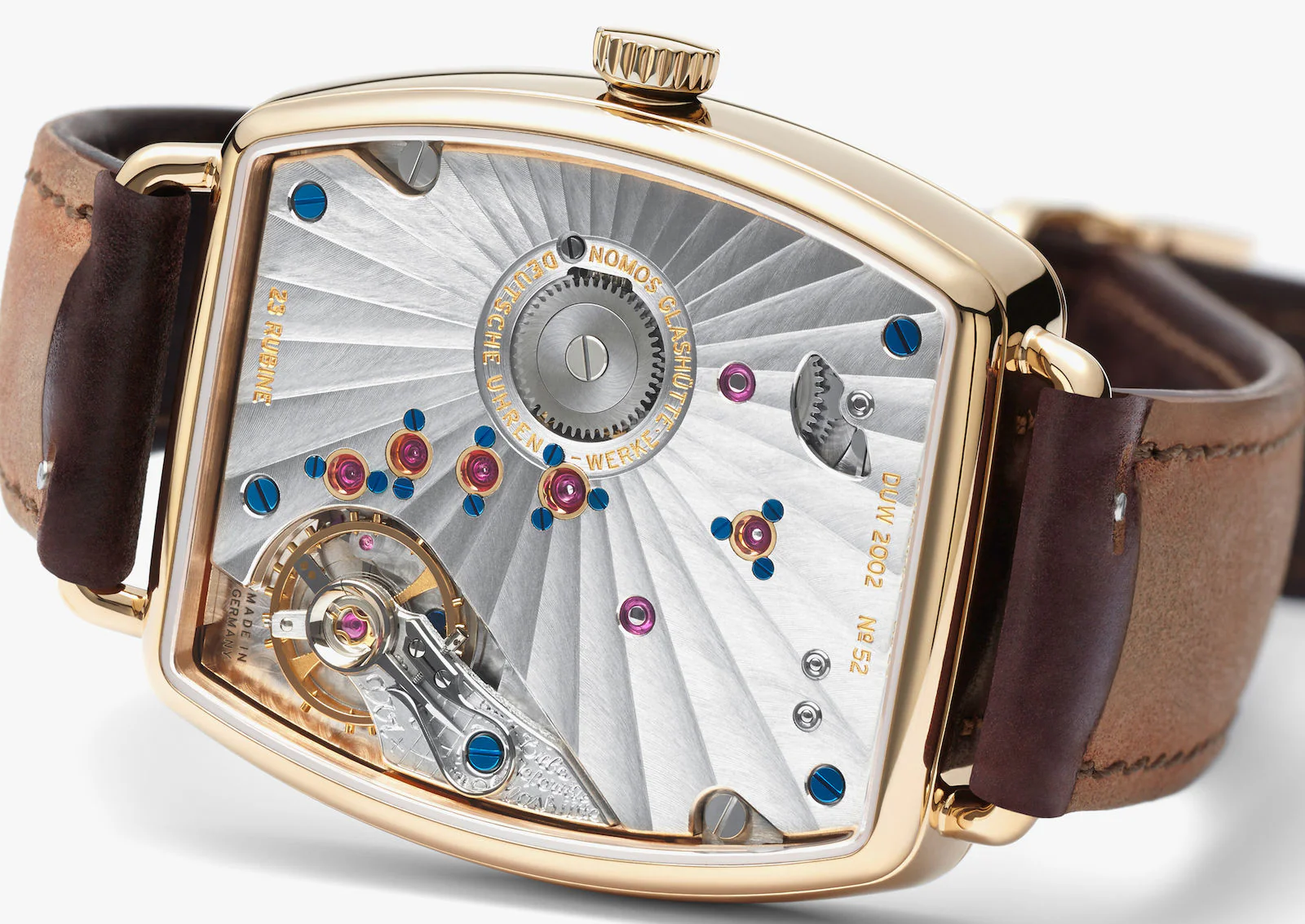Nomos Glashutte Lux Cicada Sapphire Crystal Watch - Image 4