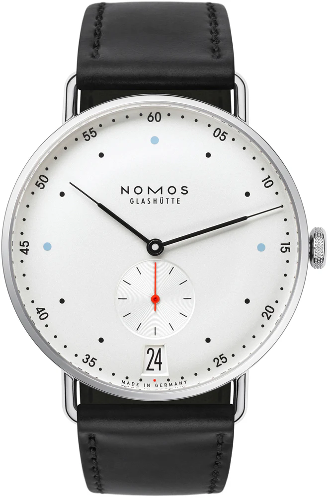 Nomos Glashutte Watch Metro 38 Datum Sapphire Crystal