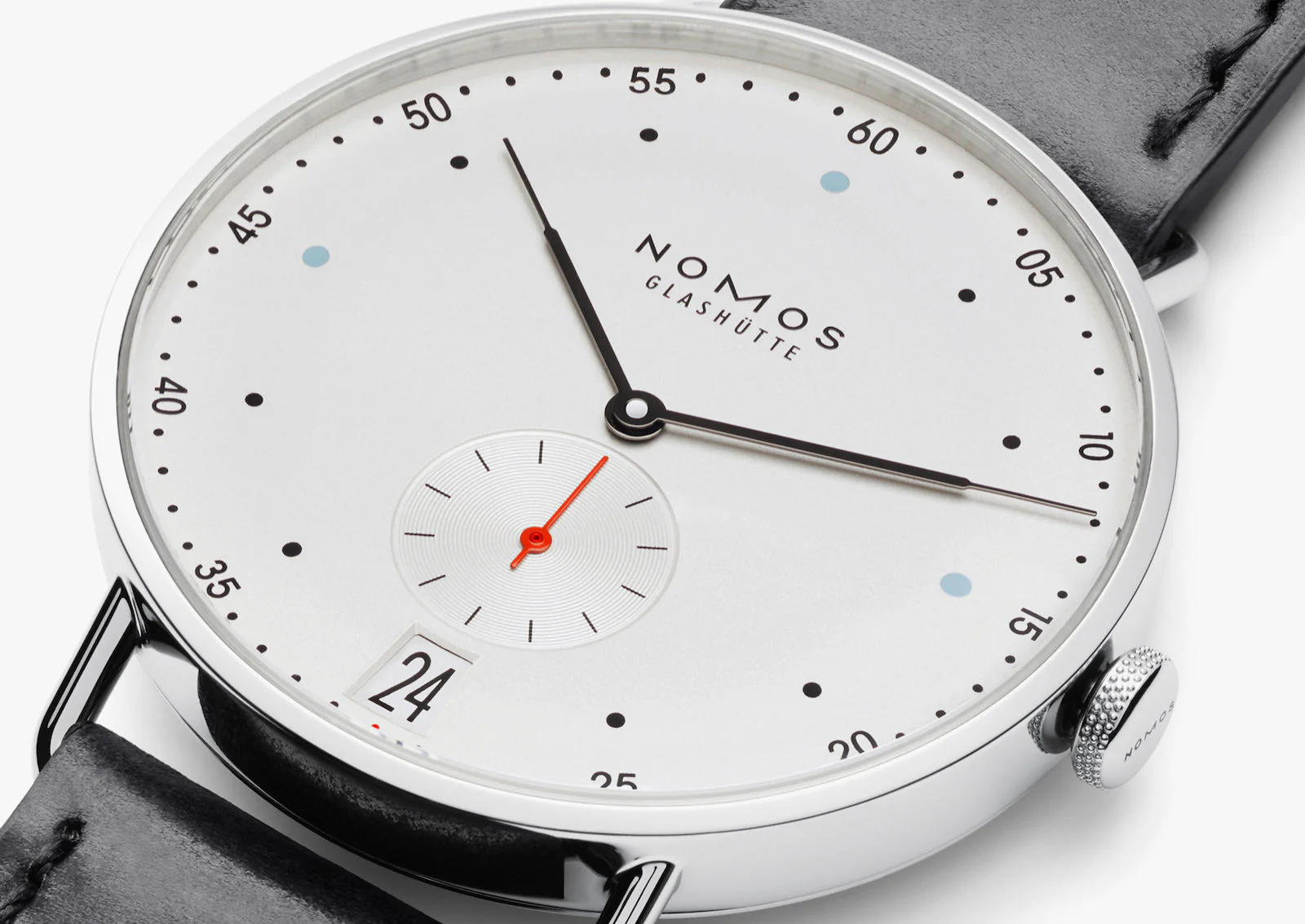 Nomos Glashutte Watch Metro 38 Datum Sapphire Crystal - Image 4