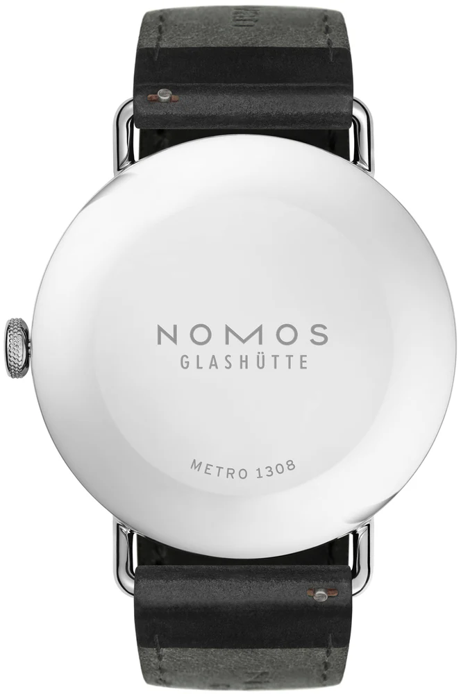 Nomos Glashutte Watch Metro 38 Steel Back - Image 2