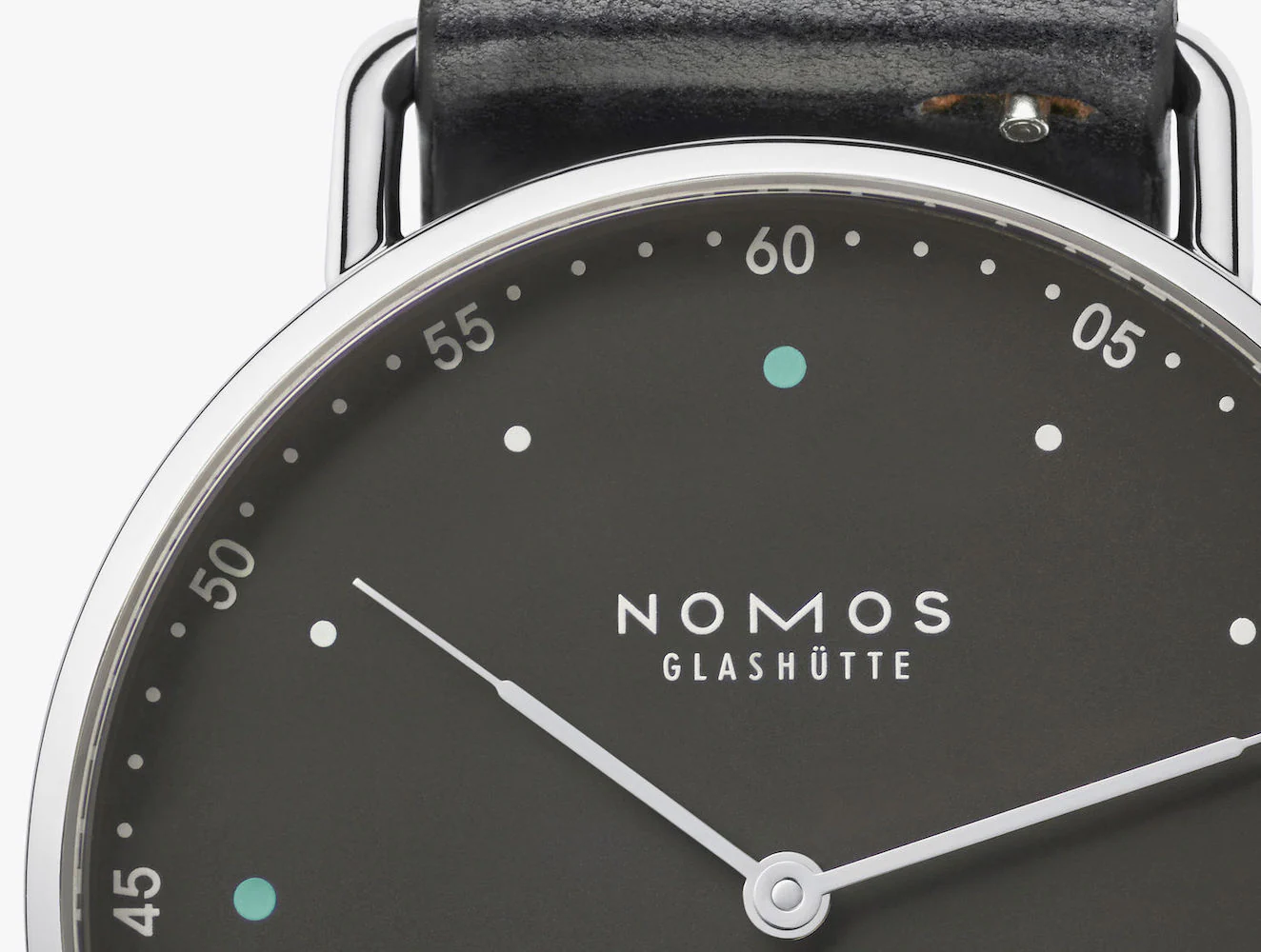 Nomos Glashutte Watch Metro 38 Steel Back - Image 5