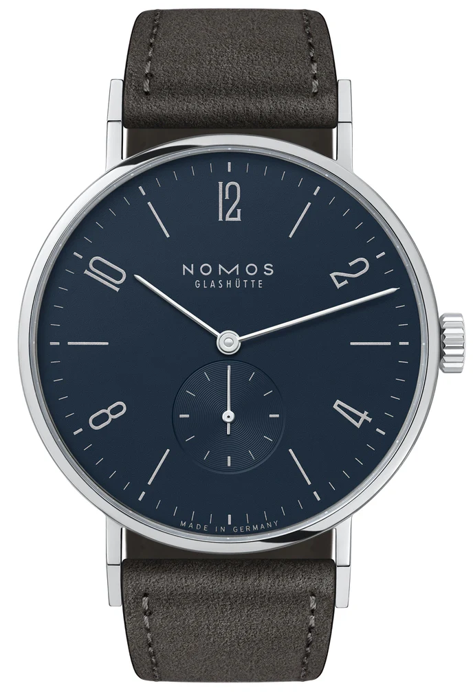 Nomos Glashutte Tangente 38 Midnight Blue Sapphire Crystal Watch