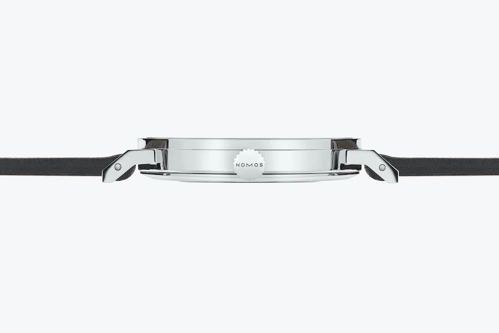 Nomos Glashutte Tangente 38 Midnight Blue Steel Back Watch - Image 6