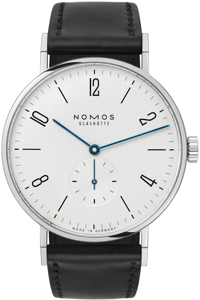 Nomos Glashutte Tangente 38 Steel Back Watch
