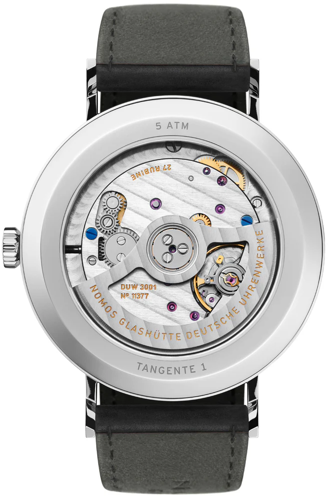 Nomos Glashutte Watch Tangente Neomatik 39 Silvercut Sapphire Crystal - Image 2
