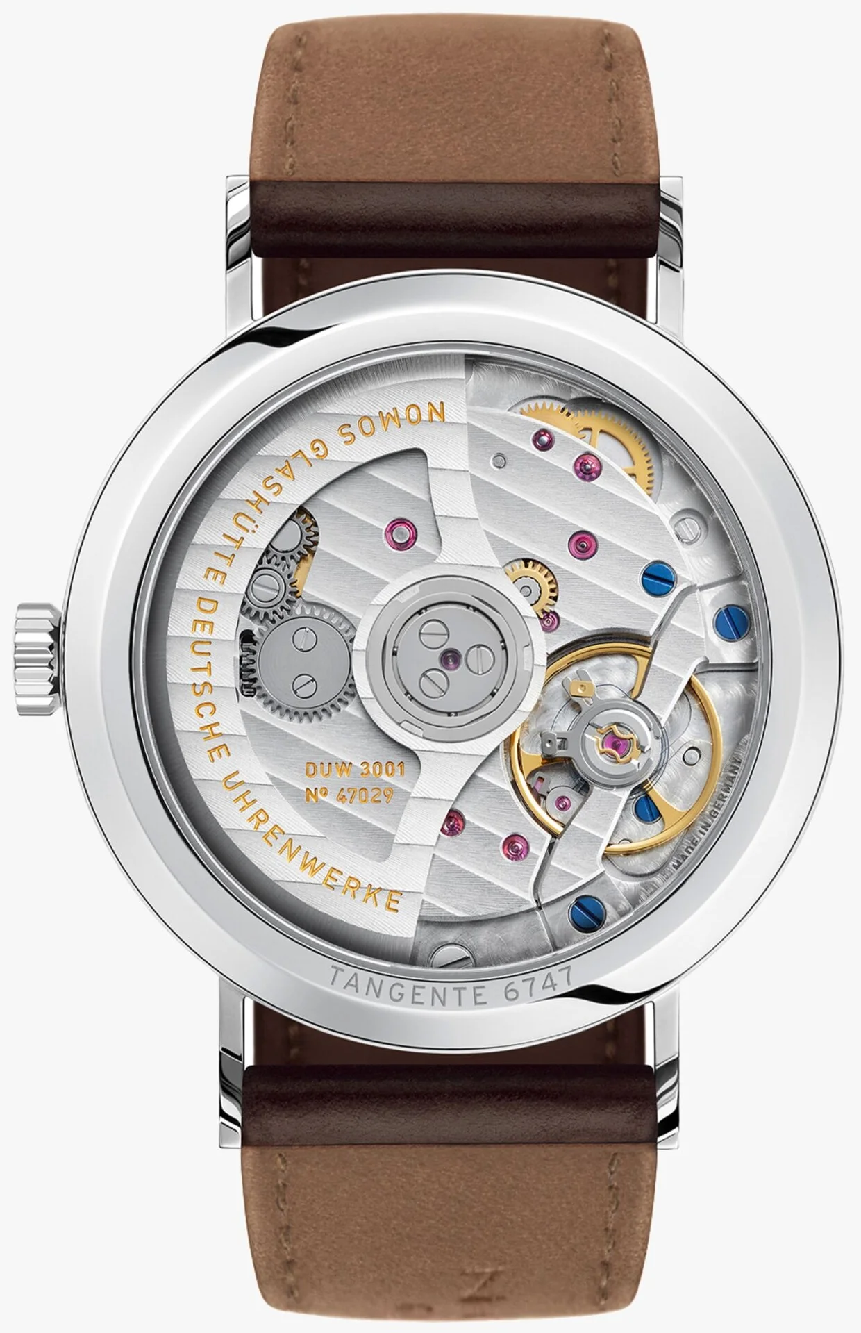 Nomos Glashutte Tangente Neomatik Dore Sapphire Crystal Watch - Image 2
