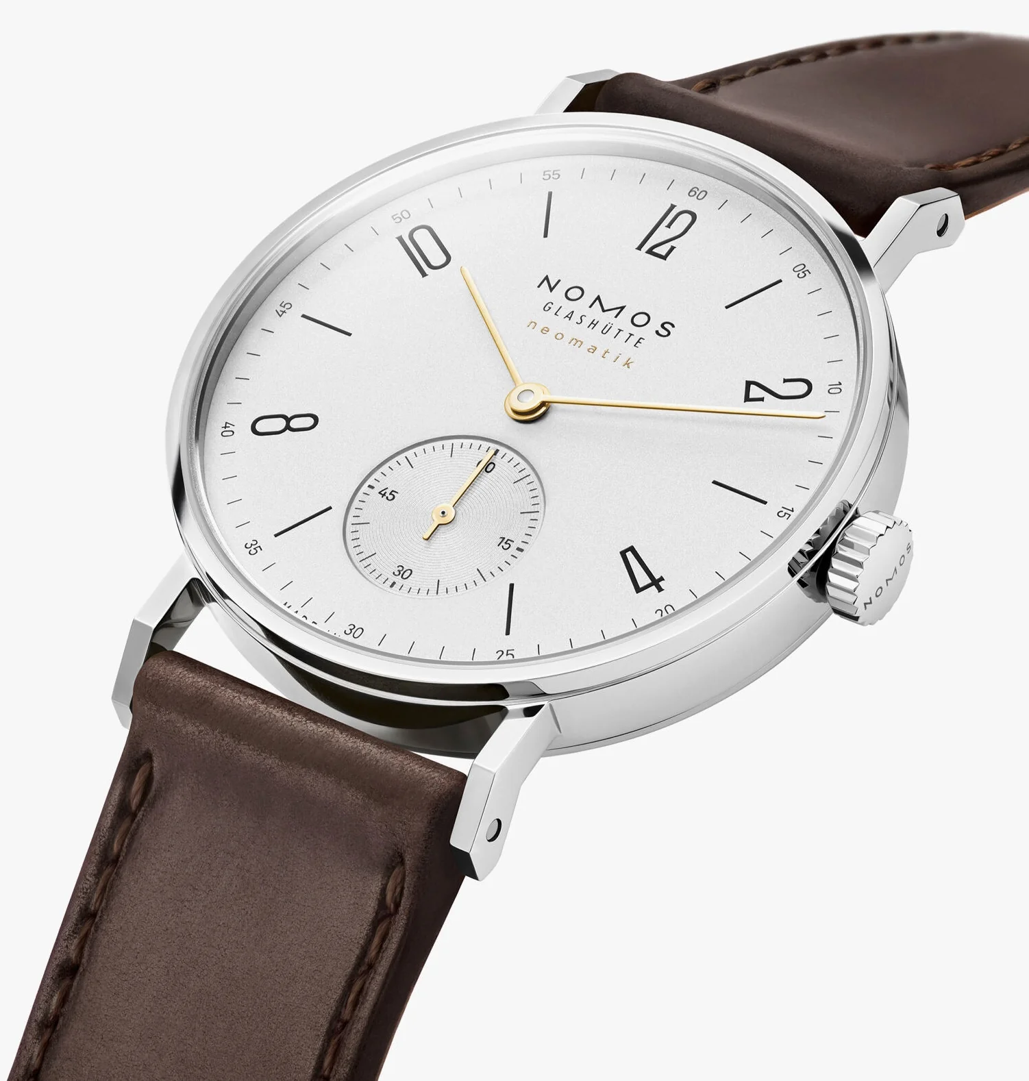 Nomos Glashutte Tangente Neomatik Dore Sapphire Crystal Watch - Image 3