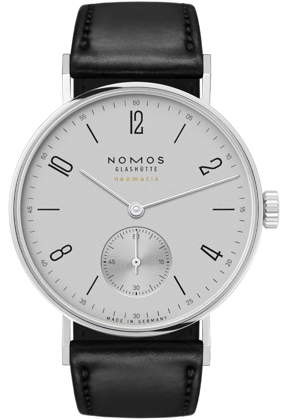 Nomos Glashutte Tangente Neomatik Platinum Grey Sapphire Crystal Watch