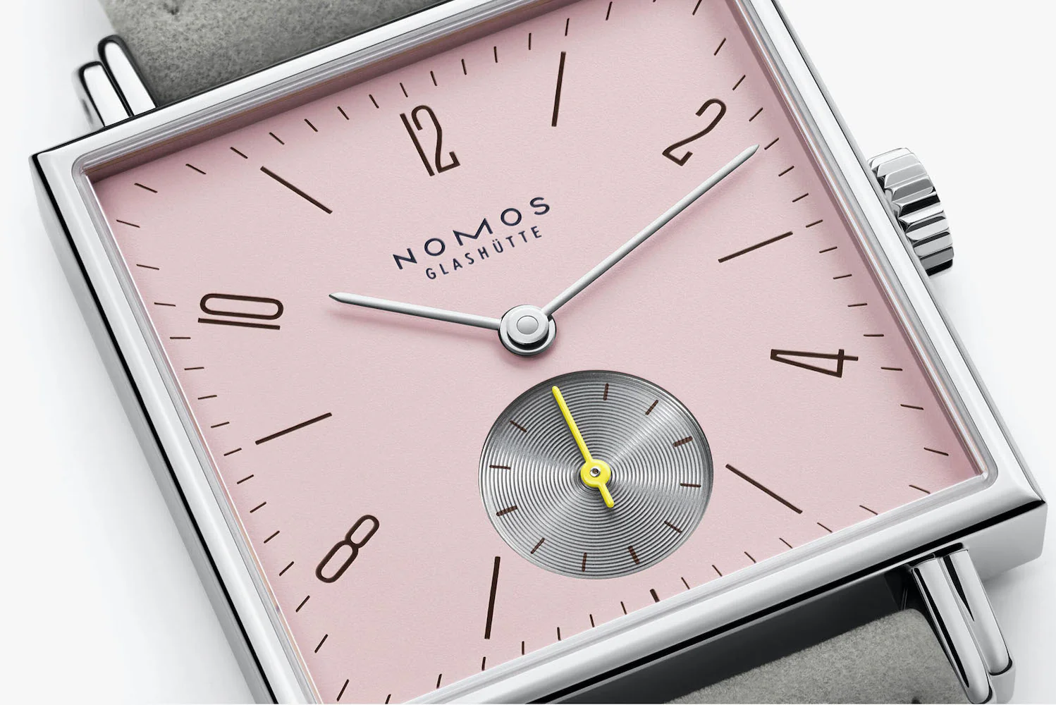 Nomos Glashutte Tetra Rose Steel Back Watch - Image 4