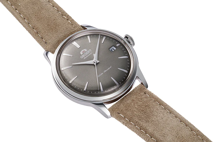 Orient Bambino 38mm Grey Watch - Image 3