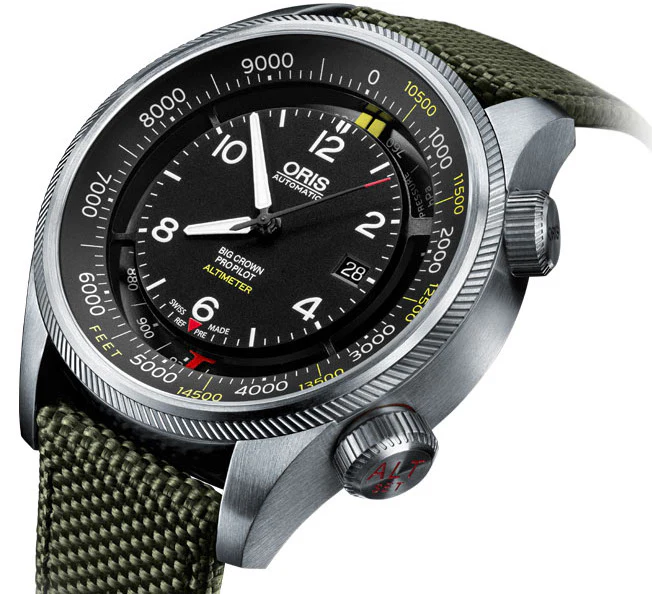 Oris Watch Big Crown ProPilot Altimeter Feet Bracelet - Image 3