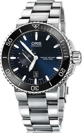 Oris Watch Aquis Date Small Second Bracelet