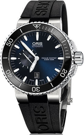 Oris Watch Aquis Date Small Second Rubber