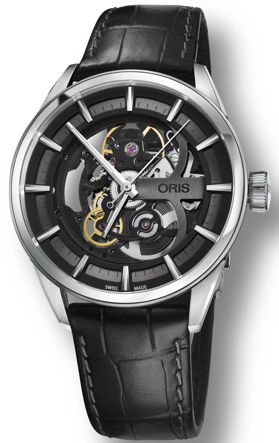 Oris Watch Artix Skeleton Leather
