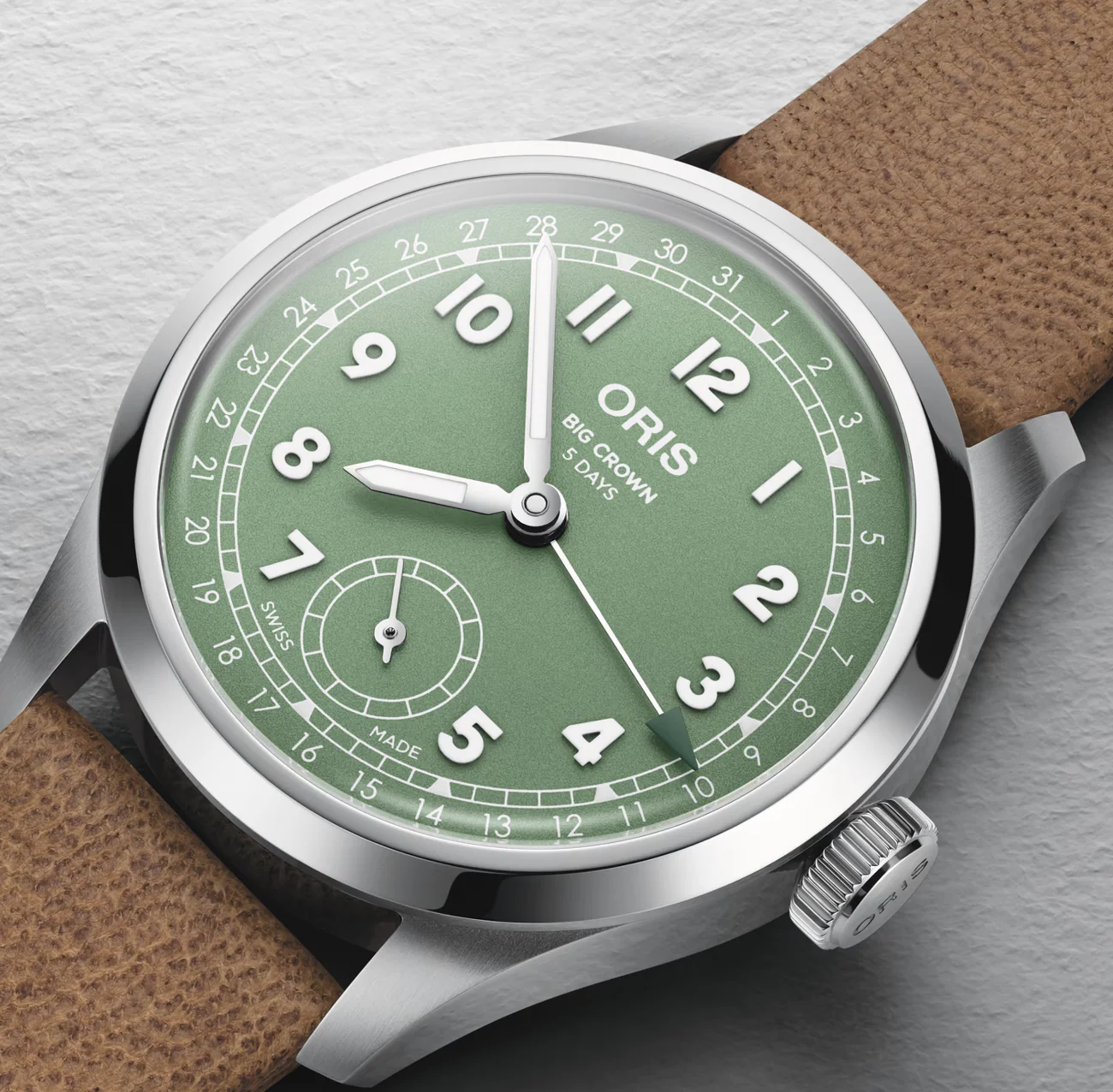 Oris Big Crown Pointer Date Calibre 403 Green Watch - Image 2