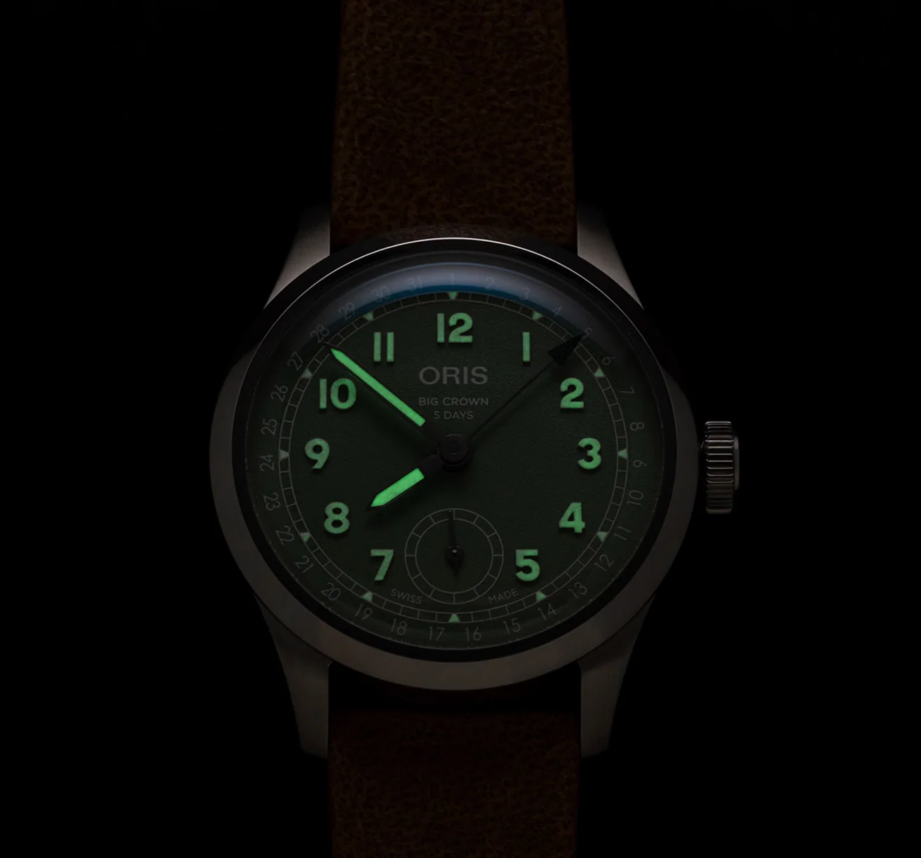Oris Big Crown Pointer Date Calibre 403 Green Watch - Image 4