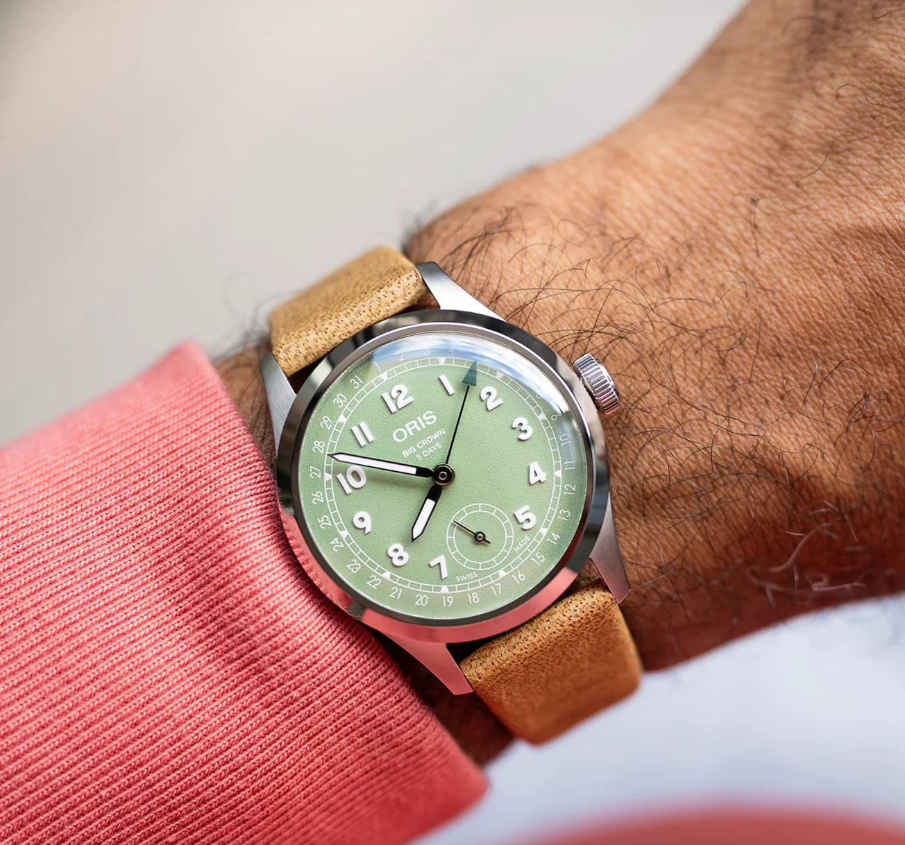 Oris Big Crown Pointer Date Calibre 403 Green Watch - Image 6