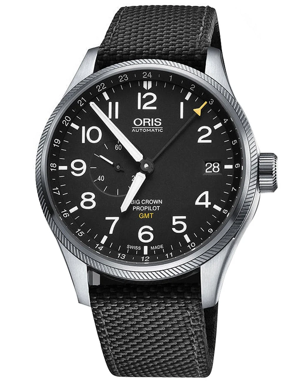 Oris Watch Big Crown Propilot GMT Black Textile D