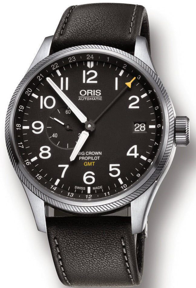 Oris Watch Big Crown Propilot GMT Leather D