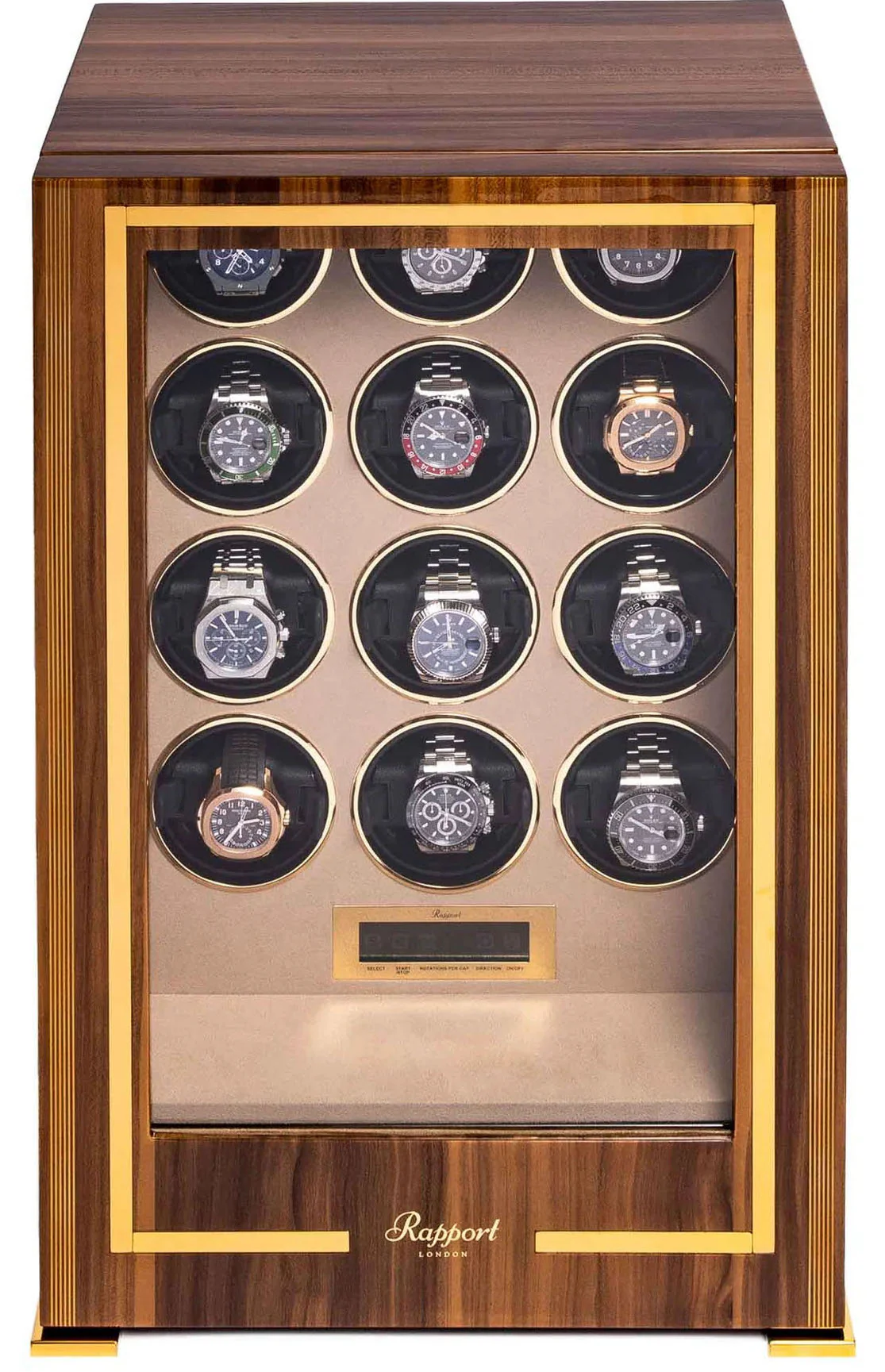 Rapport Watch Winder Paramount 12 Walnut¬† - Image 5