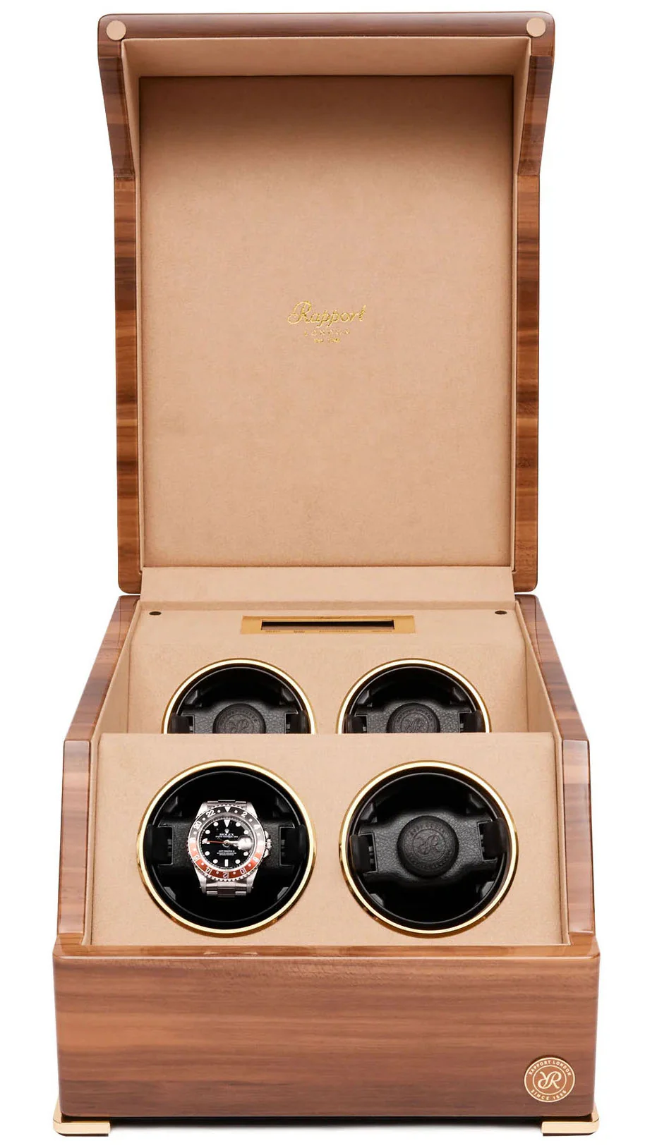 Rapport Watch Winder Perpetua III Quad Walnut - Image 6