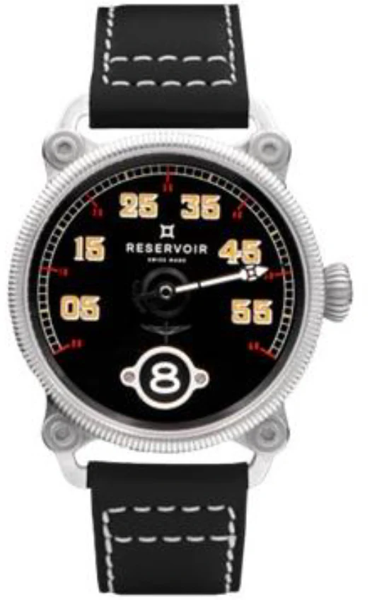 Reservoir Black Sparrow Black & Steel Watch