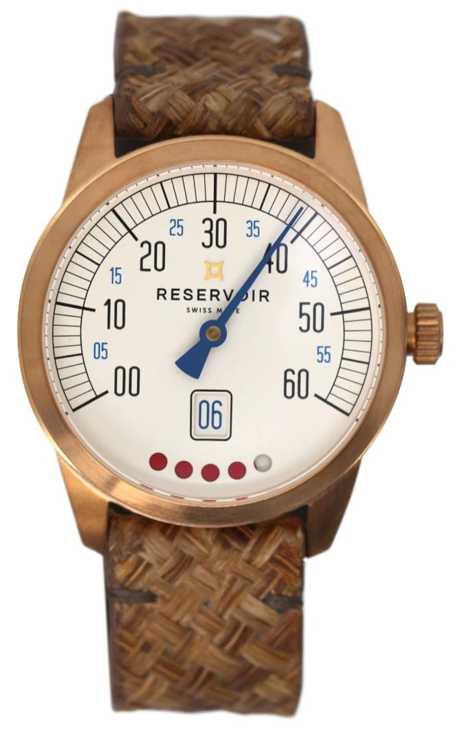 Reservoir Tiefenmesser Bronze Plume Bracelet Watch