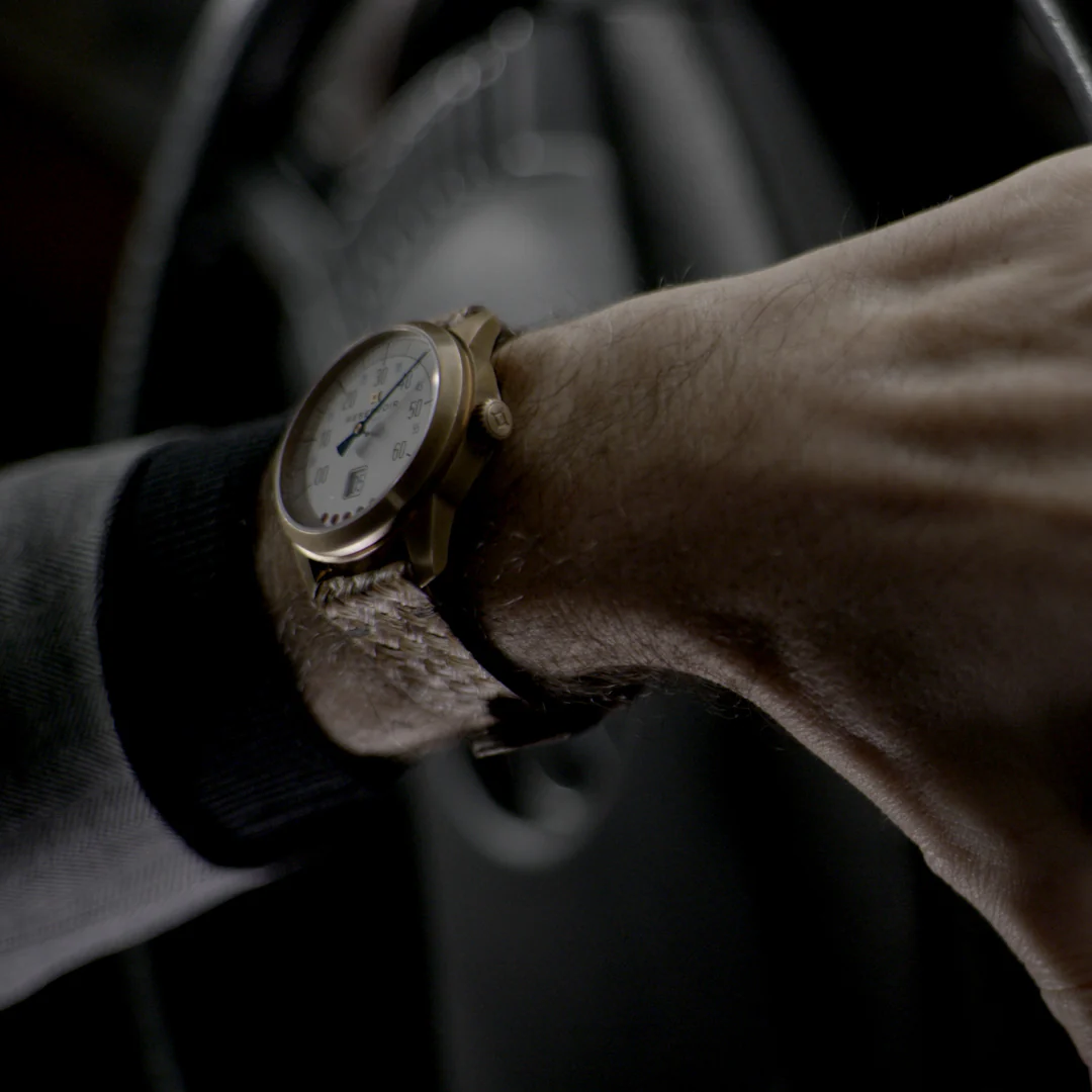 Reservoir Tiefenmesser Bronze Plume Bracelet Watch - Image 5