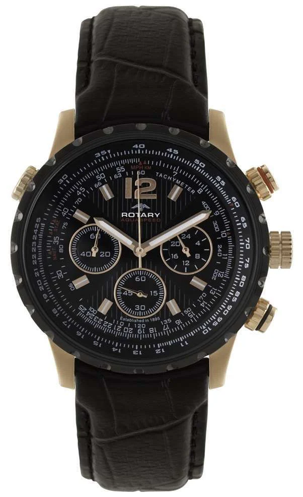 Rotary Watch Aquaspeed Gents Rose Gold