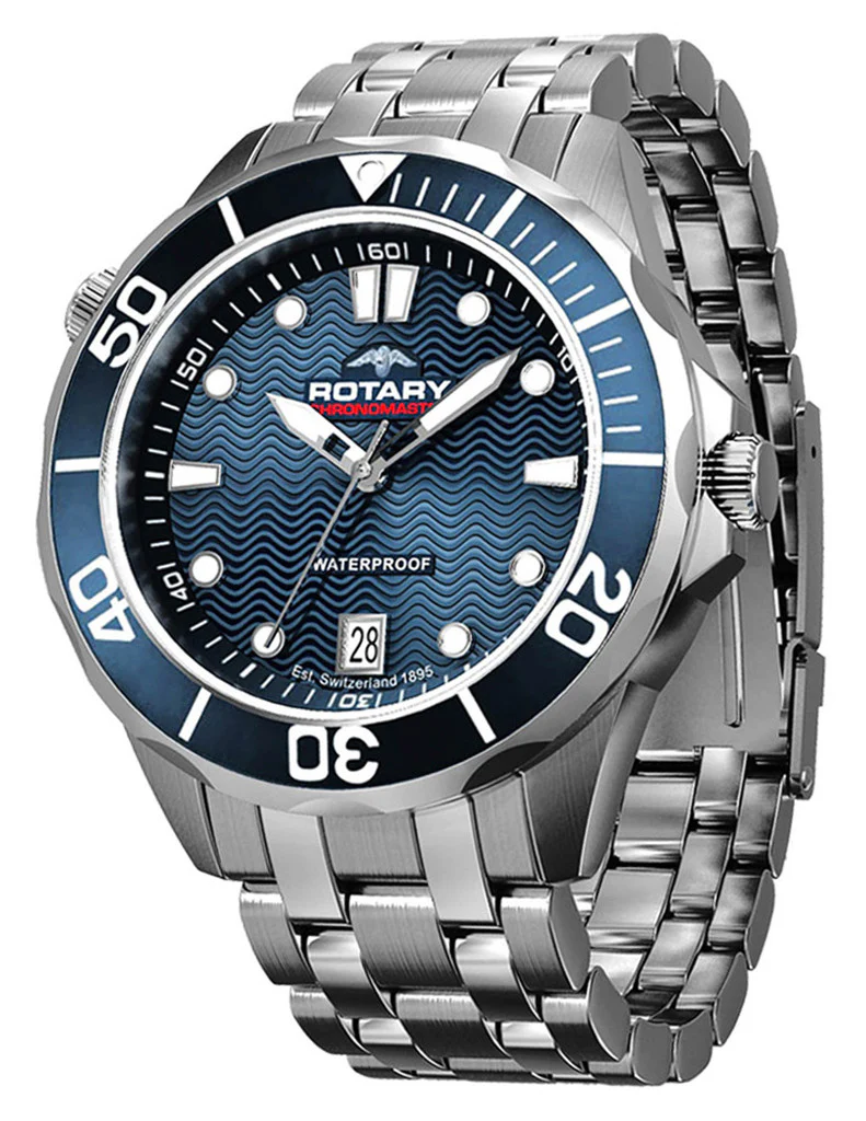 Rotary Watch Aquaspeed Gents Steel Bracelet