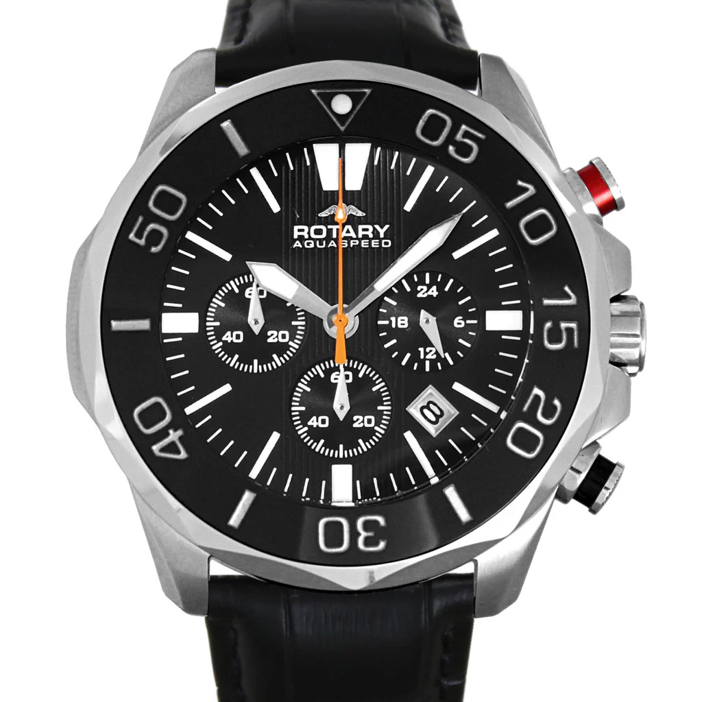 Rotary Watch Aquaspeed Gents Steel Strap