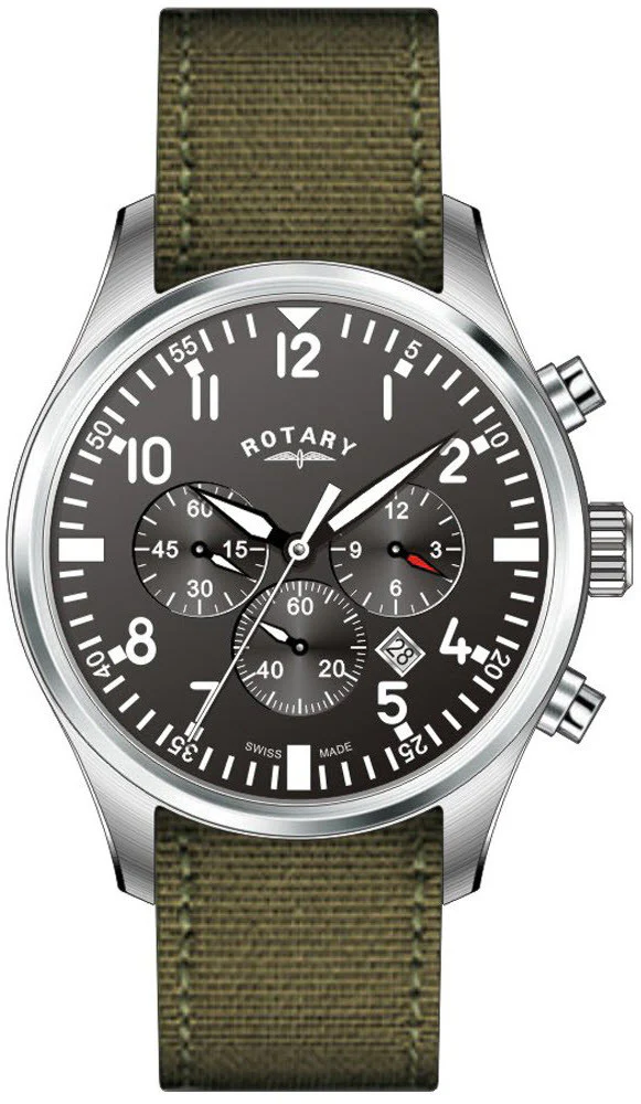 Rotary Watch Gents Strap D