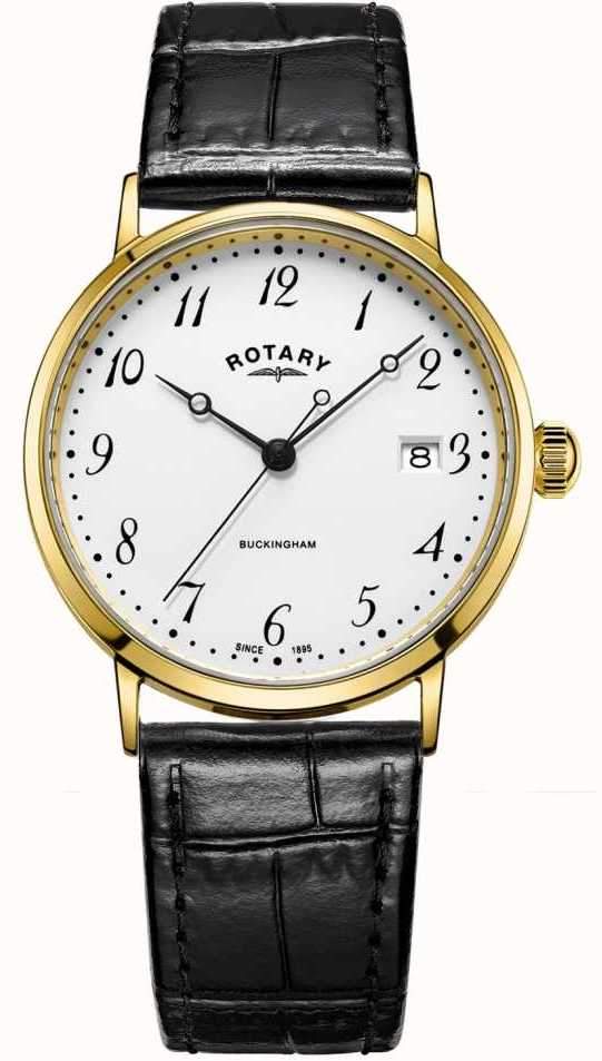 Rotary Watch Buckingham Gents 9ct Gold Case
