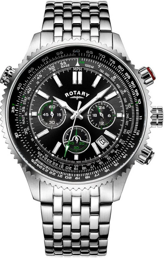 Rotary Watch Pilot Mens