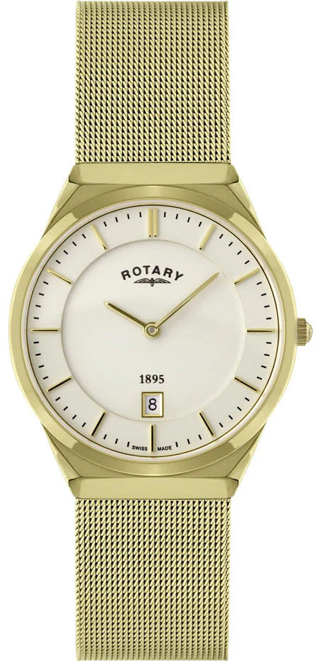 Rotary Watch Gents Gold Plated Bracelet