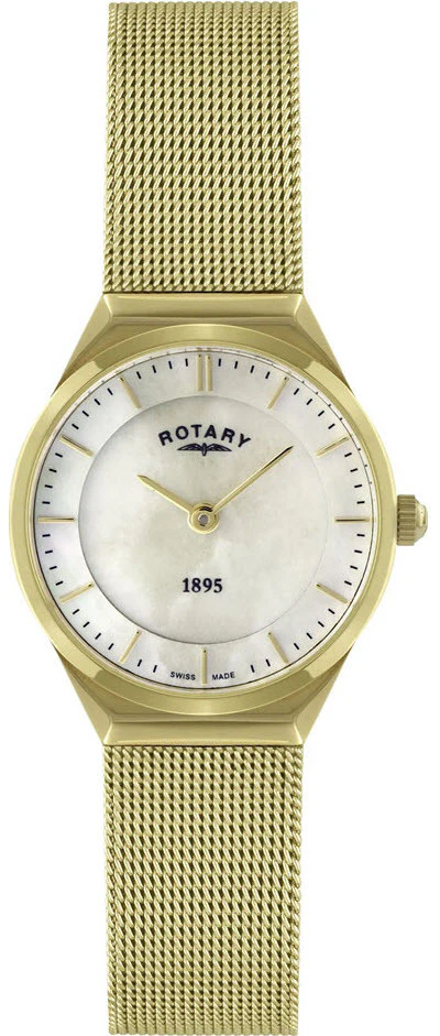 Rotary Watch Ladies Gold Plated Bracelet