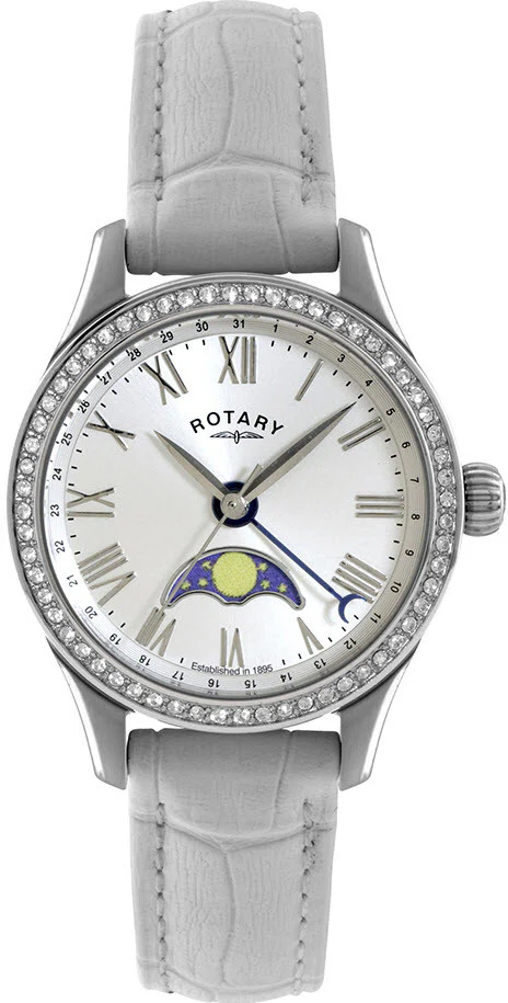 Rotary Watch Ladies Stainless Steel Strap