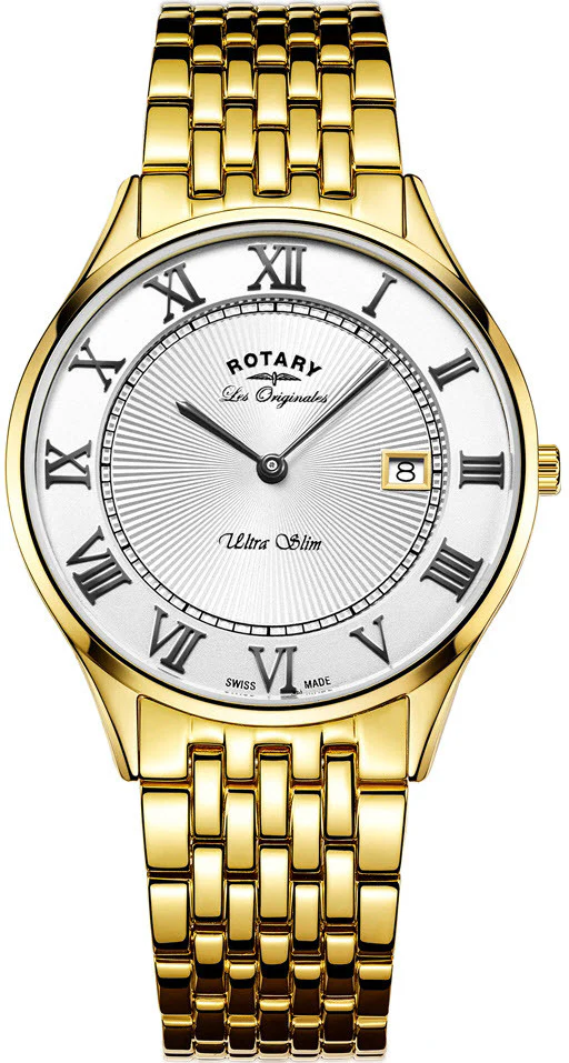 Rotary Watch Ultra Slim Mens