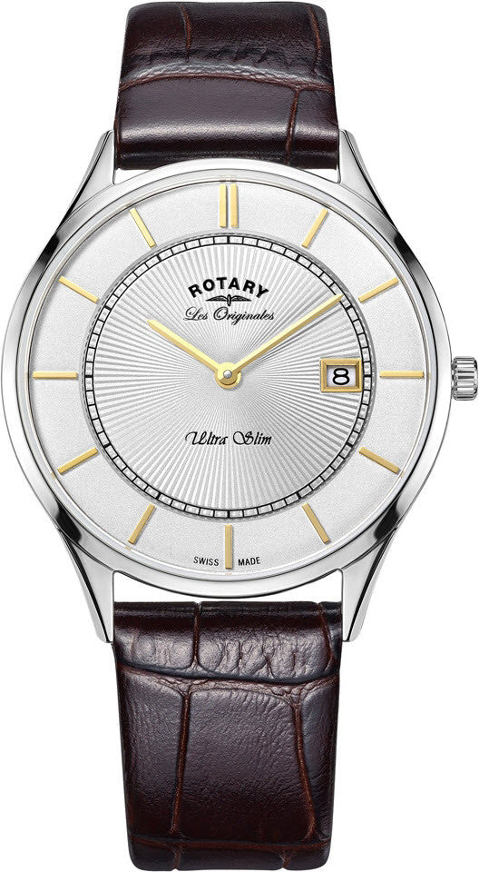 Rotary Watch Ultra Slim Mens