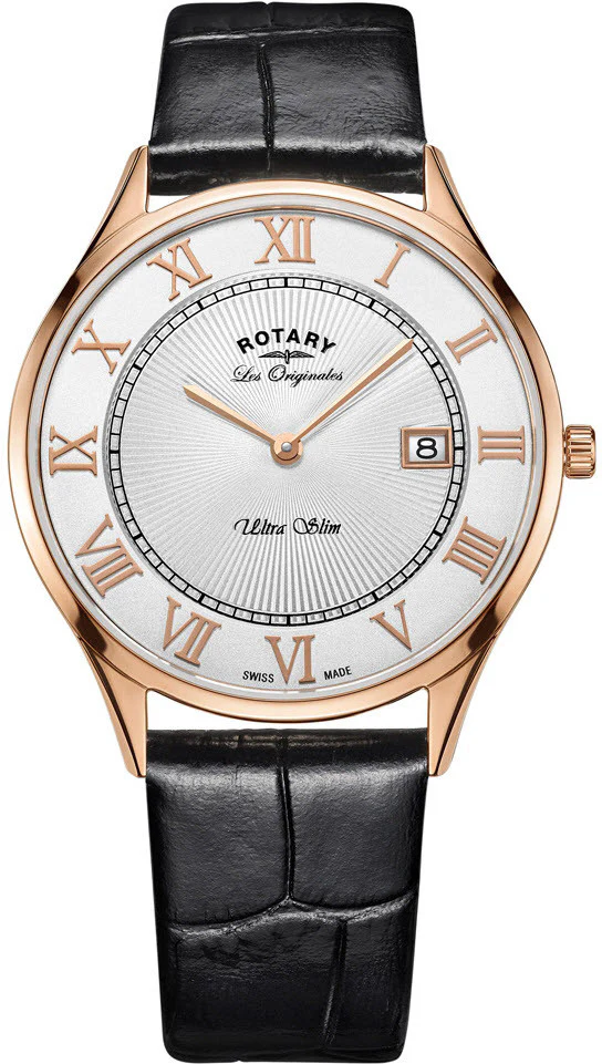 Rotary Watch Ultra Slim Mens