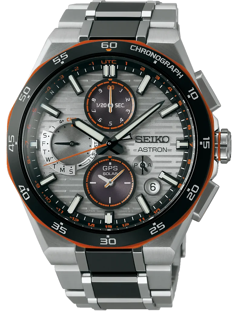 Seiko Astron Future Innovation Orange Accent GPS Solar Limited Edition Watch