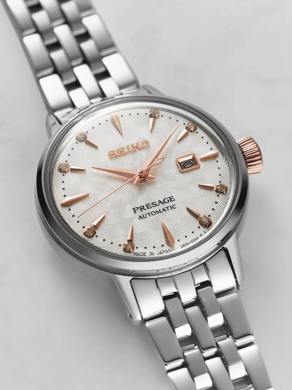 Seiko Presage Cocktail Time Clover Club Diamond Twist Watch - Image 2