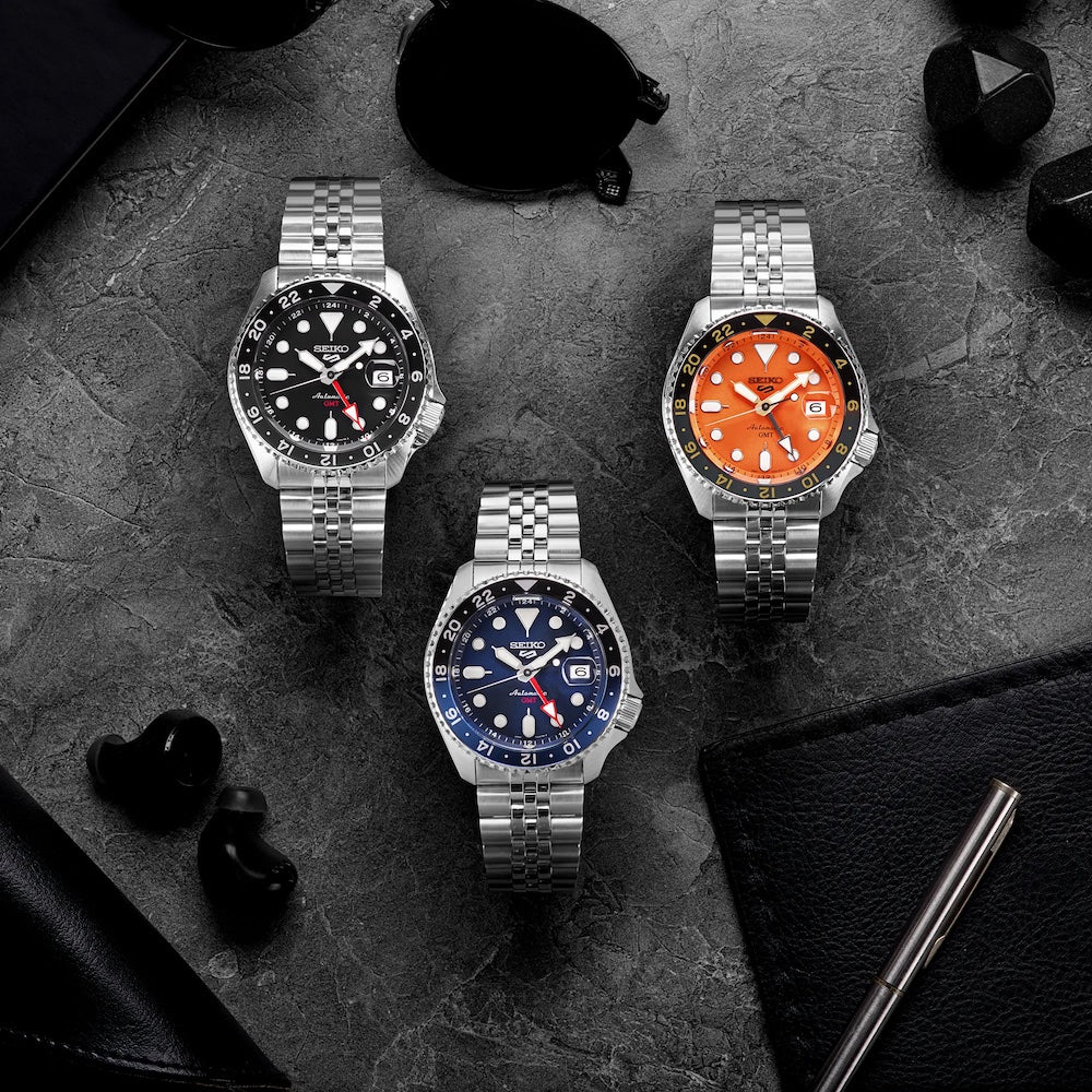 Seiko 5 Sports GMT SKX Black Grape Re-Interpretation Watch - Image 2