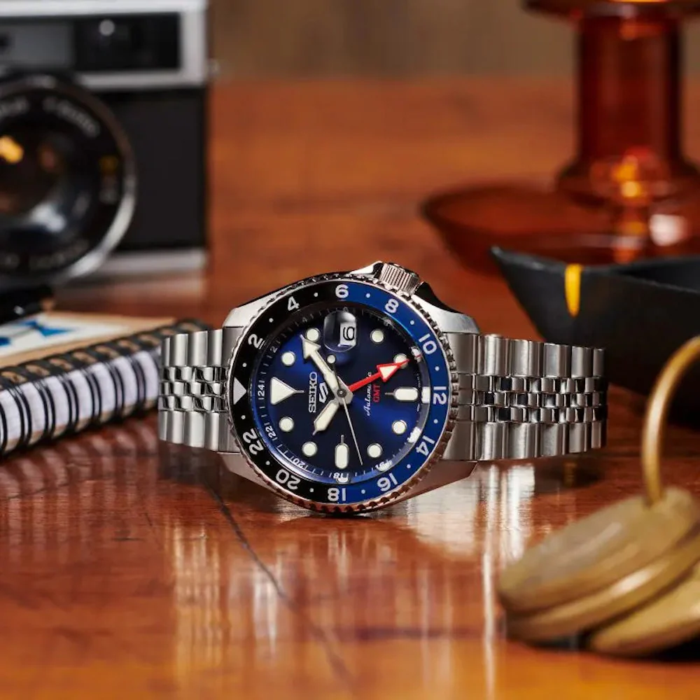 Seiko 5 Sports GMT SKX Blueberry Re-Interpretation Watch - Image 3