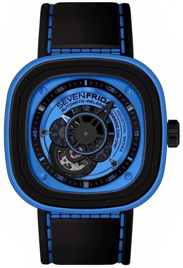 SevenFriday Watch Blue P1/04 D