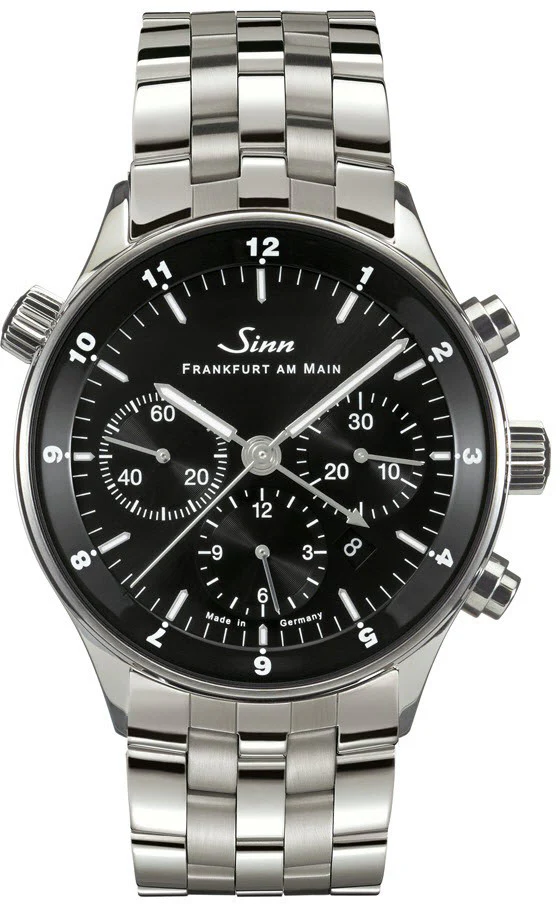 Sinn 6099 Finance District Bracelet-Leather Watch