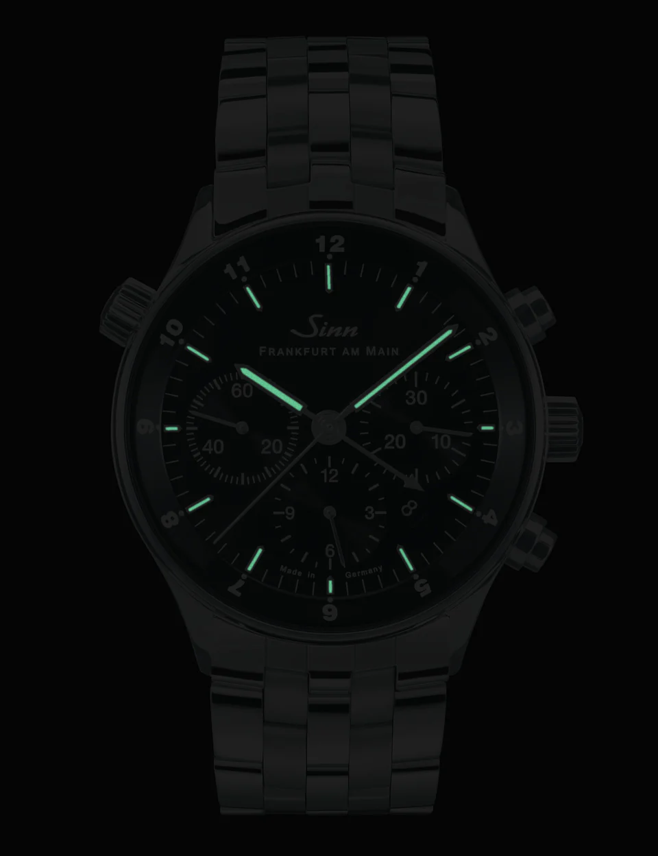 Sinn 6099 Finance District Bracelet-Leather Watch - Image 2