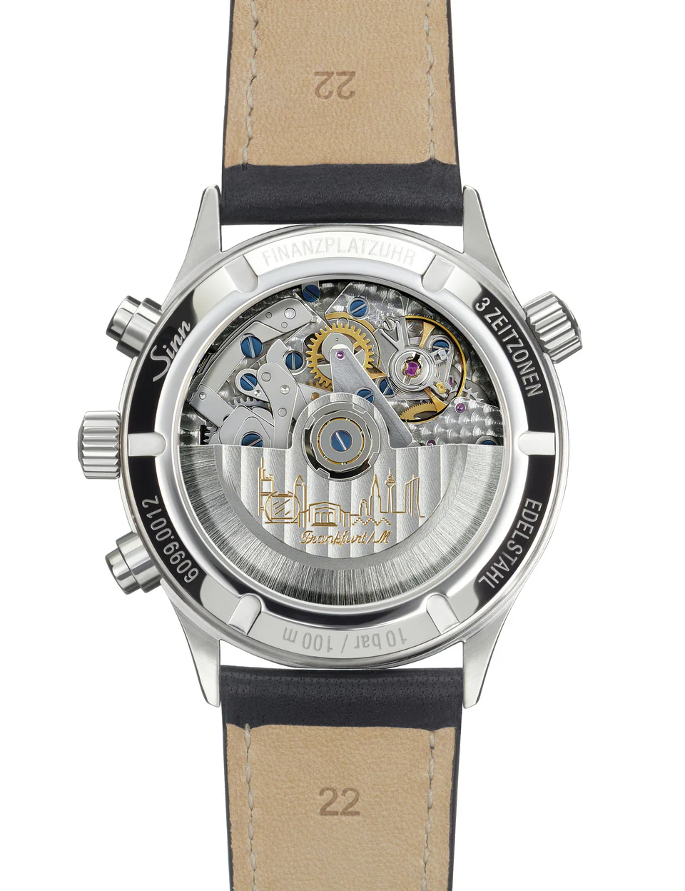 Sinn 6099 Finance District Bracelet-Leather Watch - Image 3