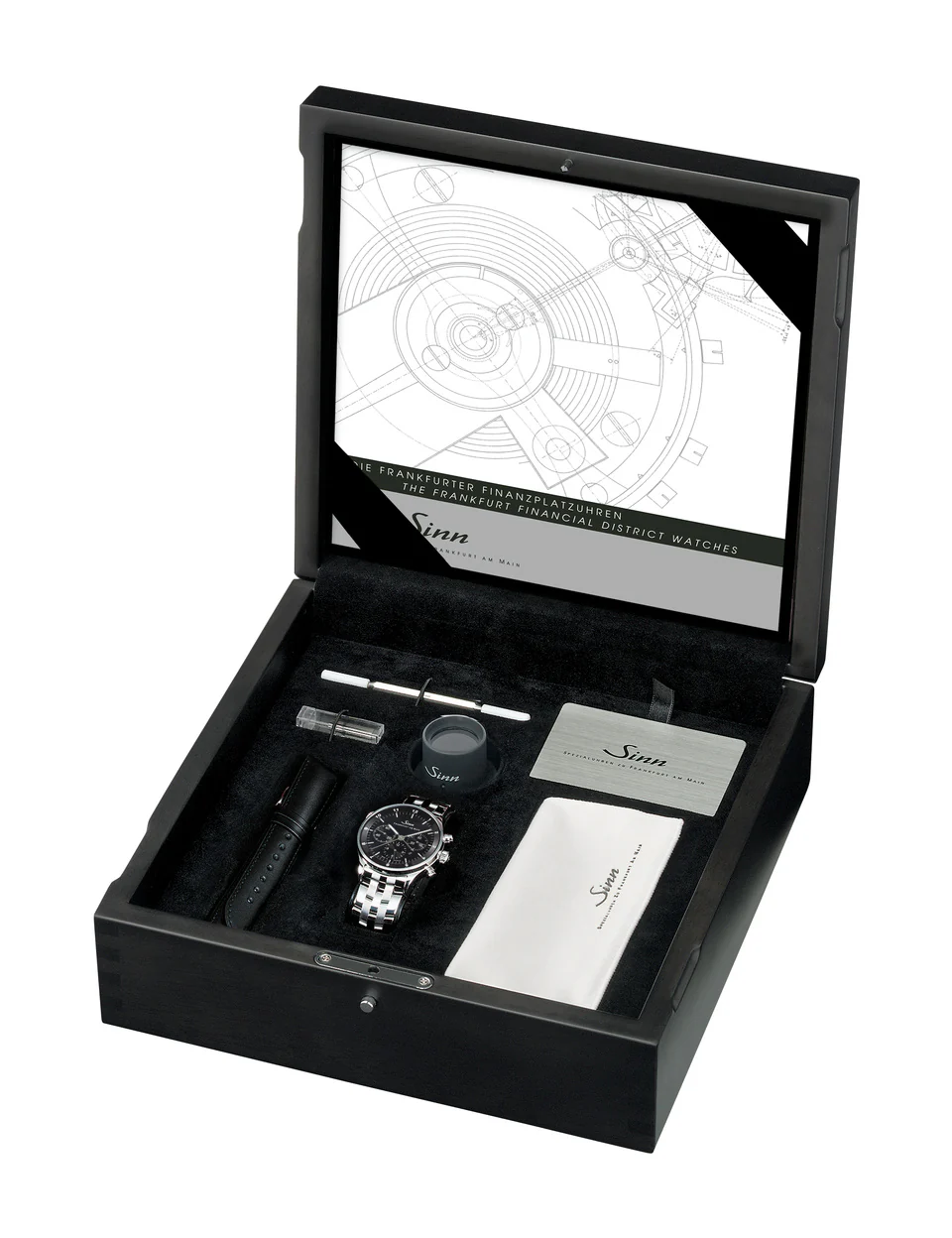Sinn 6099 Finance District Bracelet-Leather Watch - Image 6